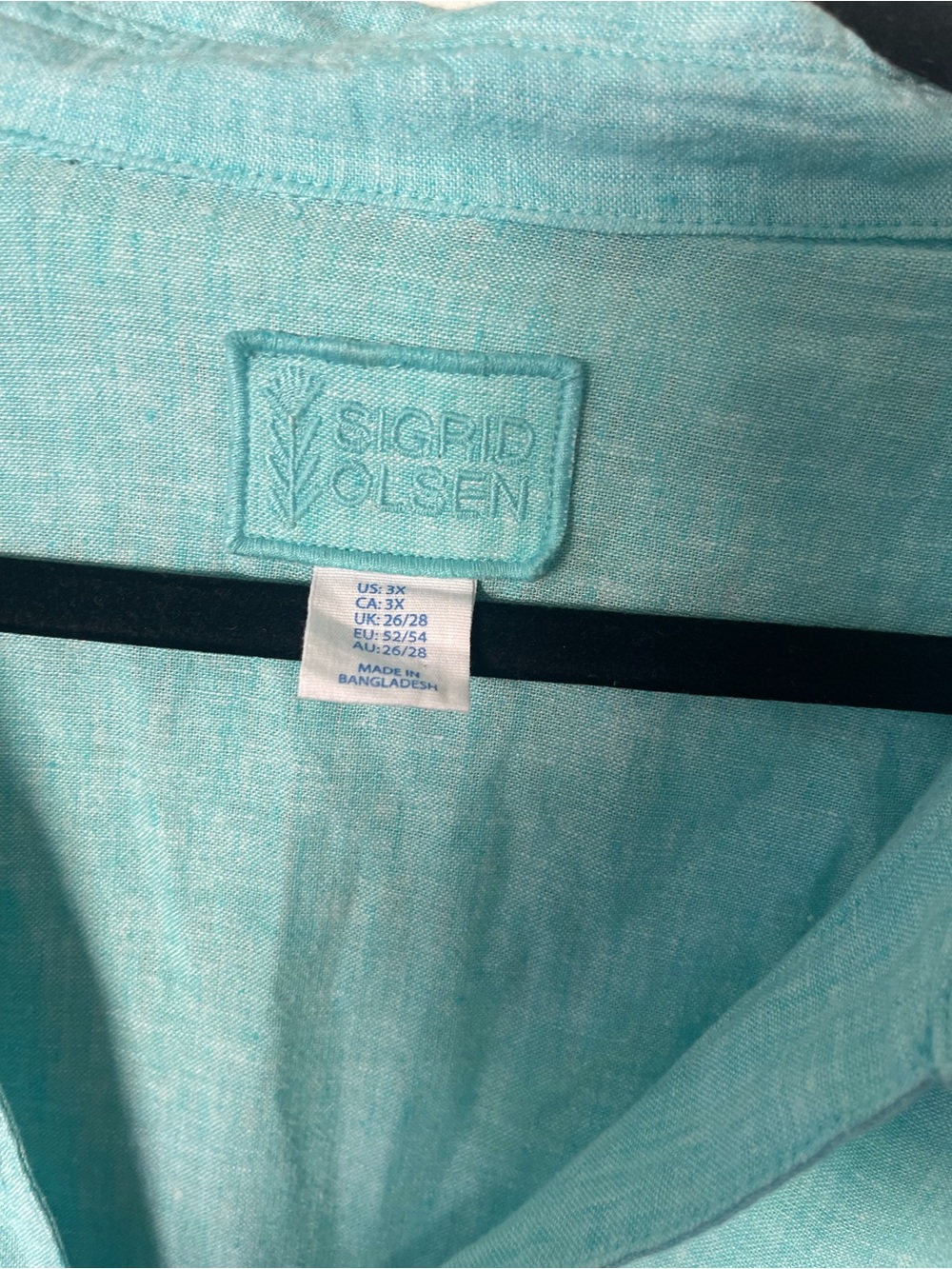 Sigrid Olsen Linen Blend Pullover Top - Picture 2 of 4